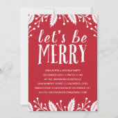 Wees vriendelijk | Uitnodiging feestdag (Voorkant)