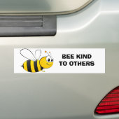 Wees vriendelijk voor anderen bumpersticker (Op auto)