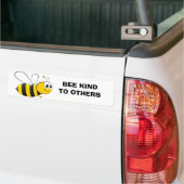 Wees vriendelijk voor anderen bumpersticker (Op Truck)