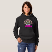 Wees vriendelijk voor autisme Leopard Rainbow Kies Hoodie (Voorkant volledig)