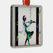 WEES VRIENDELIJK VOOR HEN DIE DIENEN! METALEN ORNAMENT (Rechts)