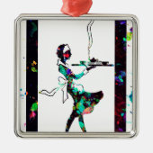 WEES VRIENDELIJK VOOR HEN DIE DIENEN! METALEN ORNAMENT (Voorkant)