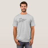 Wees vriendelijk voor iedereen - Romeinen 12:18 T-shirt (Voorkant volledig)
