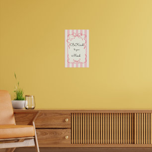 Wees vriendelijk voor je geest Motiverende Poster