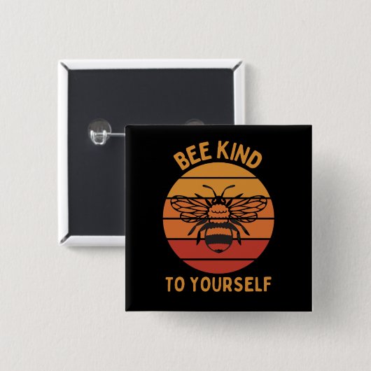 Wees vriendelijk voor jezelf Button (Voorkant /achterkant)