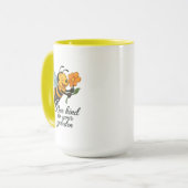 Wees vriendelijk voor uw tuin premium Mok (Voorkant links)