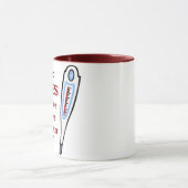 Wees vriendelijk voor verpleegkundigen mok (Midden)