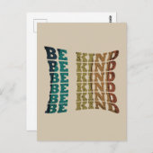 Wees vriendelijk vriendelijkheid briefkaart (Voorkant / Achterkant)