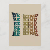 Wees vriendelijk vriendelijkheid briefkaart (Voorkant)