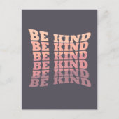 Wees vriendelijk vriendelijkheid briefkaart (Voorkant)