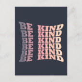 Wees vriendelijk vriendelijkheid briefkaart (Voorkant)