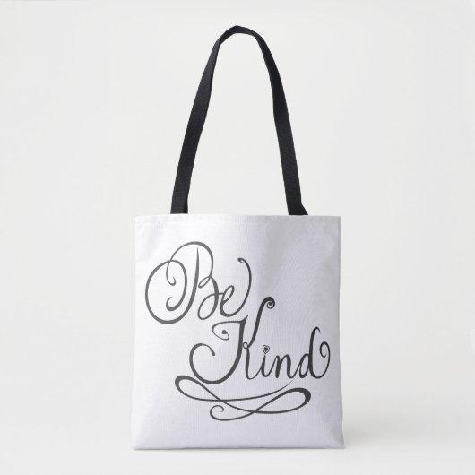 Wees Vriendelijk/Vriendelijkheid Tote Bag (Voorkant)