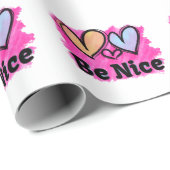 Wees vriendelijk Waterverf Cadeaupapier (Rol Hoek)