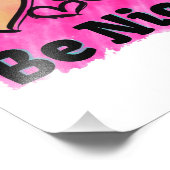 Wees vriendelijk Waterverf Foto Afdruk (Hoek)