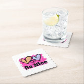 Wees vriendelijk Waterverf Kartonnen Onderzetters (Insitu)