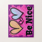 Wees vriendelijk Waterverf Legpuzzel (Verticaal)