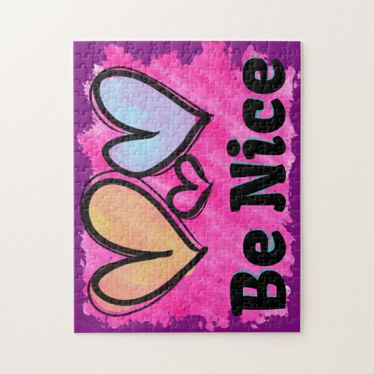 Wees vriendelijk Waterverf Legpuzzel (Verticaal)