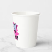 Wees vriendelijk Waterverf Papieren Bekers (Links)