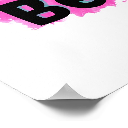 Wees vriendelijk Waterverf Poster (Hoek)