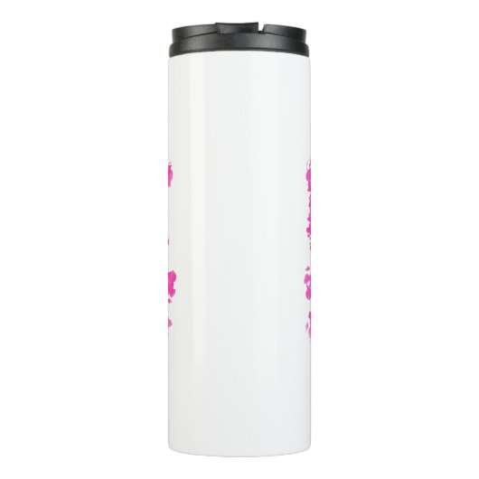 Wees vriendelijk Waterverf Thermosbeker (Achterkant)