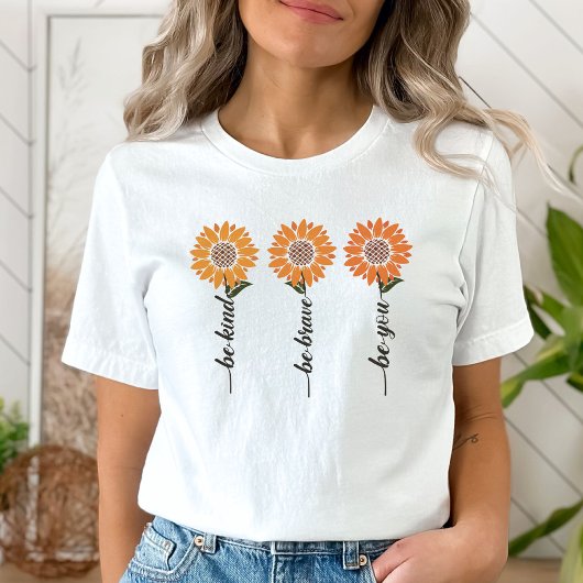 Wees vriendelijk wees dapper, wees je T-shirt, vro T-shirt