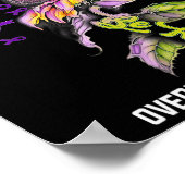 Wees vriendelijk zonnebloem overdosis bewustzijn poster (Hoek)