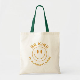 Wees vriendelijke autisme tote bag