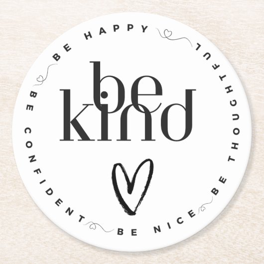 Wees vriendelijke Onderzetters (Voorkant)