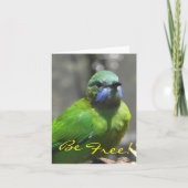 Wees vrij! bedankkaart (Voorkant)