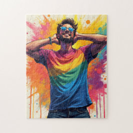 Wees vrij en homo  legpuzzel