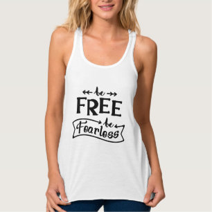 Wees vrij en wees onverdiend tanktop
