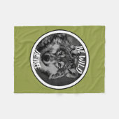 Wees vrij! fleece deken (Voorkant (Horizontaal))