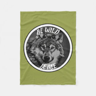 Wees vrij! fleece deken