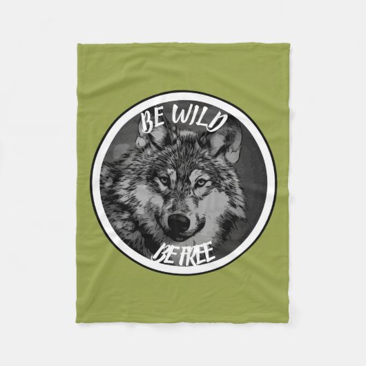 Wees vrij! fleece deken (Voorkant)