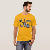 Wees vrij, wees wild t-shirt (Voorkant volledig)