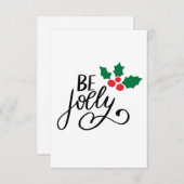 Wees vrolijk bedankkaart (Voorkant / Achterkant)