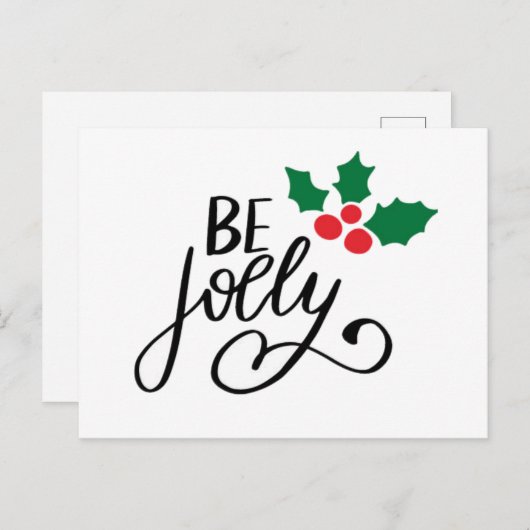 Wees vrolijk briefkaart (Voorkant / Achterkant)