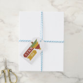 Wees vrolijk cadeaulabel (Met Touw)