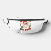 Wees vrolijk eet lekker kerst kerstman frisdrank k heuptasje (Liggend)