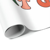 Wees vrolijk eet lekker kerst kerstman frisdrank s cadeaupapier (Rol Hoek)