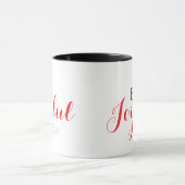 Wees vrolijk Elegant Ontwerp Koffie Mok (Midden)