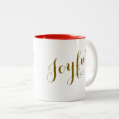 Wees vrolijk Elegant Ontwerp Koffie Mok (Voorkant rechts)