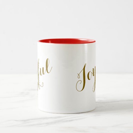 Wees vrolijk Elegant Ontwerp Koffie Mok (Center)