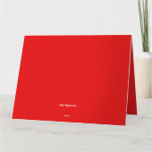 Wees vrolijk en glans helder gevouwen Wenskaart Kaart (Achterkant)