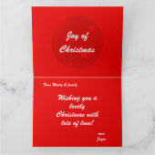 Wees vrolijk en glans helder gevouwen Wenskaart Kaart (Binnen)