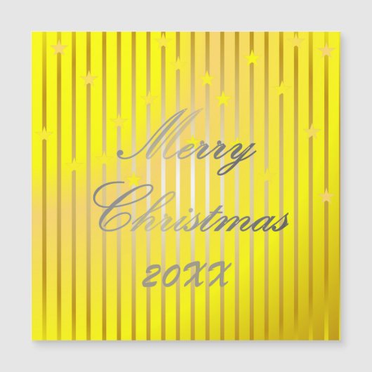 Wees vrolijk en glans heldere magnetische Kaart (Voorkant)