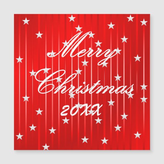 Wees vrolijk en glans heldere magnetische Kaart (Voorkant)