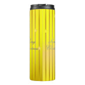 Wees vrolijk en glans heldere thermische tumbler thermosbeker (Achterkant)