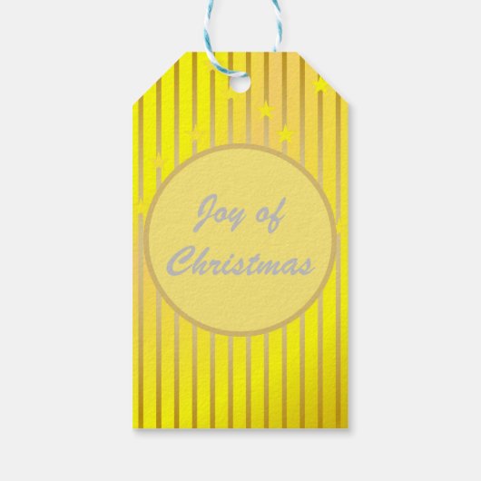 Wees vrolijk en glanzend cadeau Label Cadeaulabel (Achterkant)