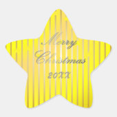 Wees vrolijk en glanzend heldere Sticker (Voorkant)